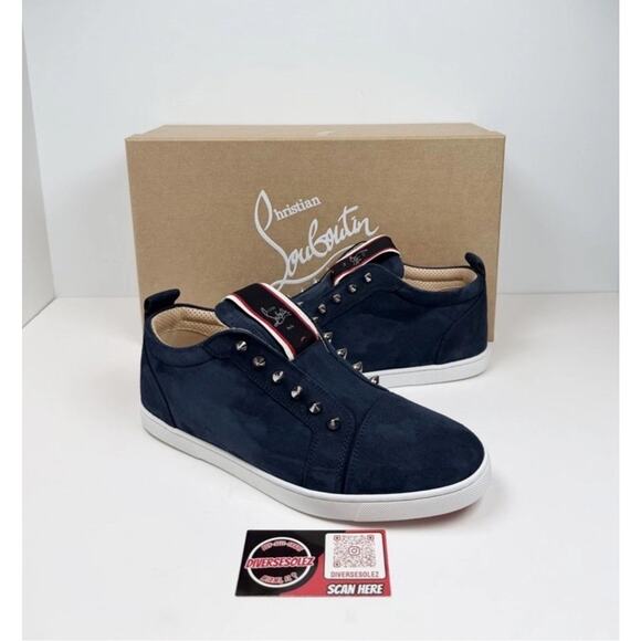 Size 9US - Christian Louboutin F.A.V Fique A Vontade Sneakers💙 Retail $1K!